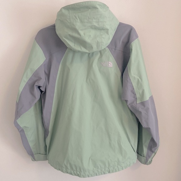 North Face Hyvent Green & Gray Jacket, Size Medium - Picture 2 of 10